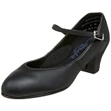 Capezio Ladies Leather Jr. Footlight Character Shoe by Capezio