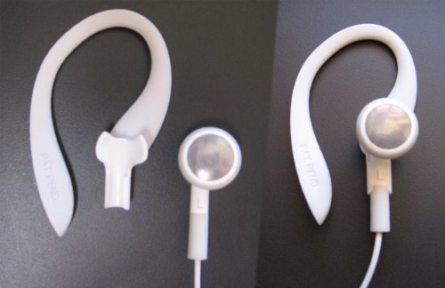 EARBUDi Clips on and off Your original Apple iPod or iPhone Earbuds - and Turns Them Into Running Headphones. Soft Over-The-Ear Design with Earbud Tilt & Rotation - Provide a Custom Comfortable Fit. EARBUDi's Simply Hold Your Apple Earbuds in Place for Any Activity From Gardening to Running.