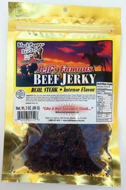 Jeffs Black Pepper and Sea Salt Jerky