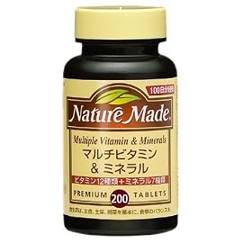 ネイチャーメイド マルチビタミン&ミネラル ファミリーサイズ 200粒
