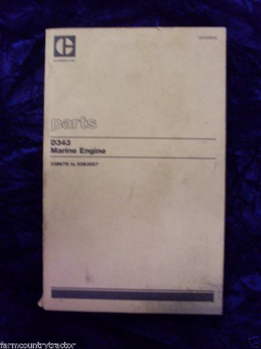 Best Cheap Caterpillar D343 Marine Engine OEM Tractor Parts Manual