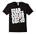 Men's Fear The Color Guard T-Shirts XL Black