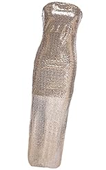 Sexy Strapless Cocktail Full Length Polyester Sweetheart Dots Print Mesh Sequined Long Sleeves Party Dress 