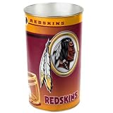 Washington Redskins Metal Wastebasket