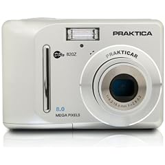 Praktica Dpix 820Z Digitalkamera (8 Megapixel, 3-fach opt. Zoom, 6,4 cm (2,5 Zoll) Display)