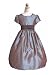 Two tone polka dot girl holiday dress