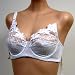 : Venus $49 White Floral Full Coverage Bra #2441