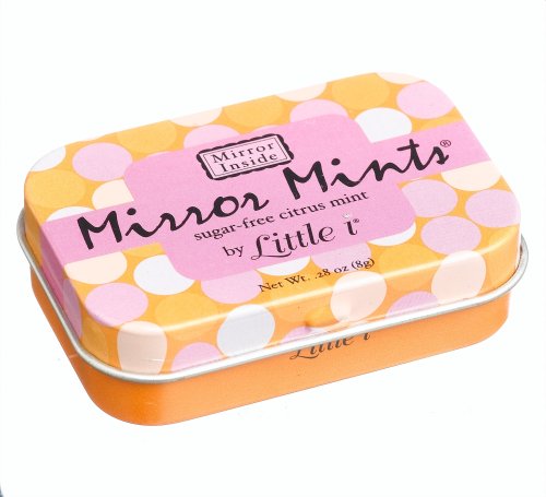 Little I ® Mirror Mints® Citrus Mint Fly Girl Flip Top Tin, Sugar Free Tins (Pack of 12) by Little i