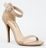 ENZO-01 Sinlge Sole Open Toe High Heel Stiletto Ankle Strap Sandal