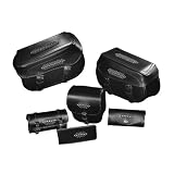 Auburn Leather 30-8040V-SET Venom Series Diamondback Collection Bolt-On Saddlebag Set