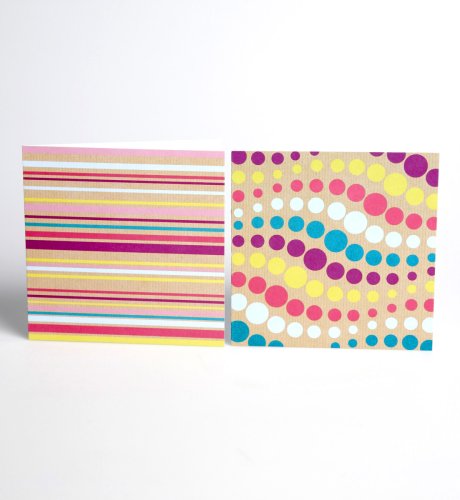 Recycled Spots & Stripes Multipack Cards
