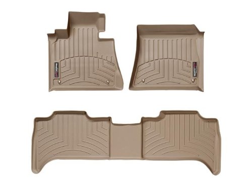 WeatherTech First and Second Row FloorLiner (Tan)