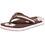  : Skechers Cali Women's Brilliant Suede Thong,Chocolate,5 M