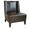 Etienne Bi-Cast Leather Club Chair - Espresso
