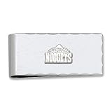 NBA Silvertone Logo Money Clip Team: Denver Nuggets