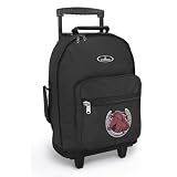 Horse Theme Rolling Backpack Horse design - Wheeled Travel or School Carry-On Travel Bags with Wheels - Best Quality-