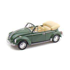 Volkswagen Beetle Convertible 1/24 - Green