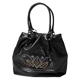 Angie and Lola Studded Detail Double Handle Handbag