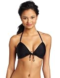 Luli Fama Women's Cosita Buena Adjustable Front Molded Triangle Halter Top