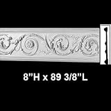 Crown Molding White Urethane foam, Paris - Crown Molding - Ornate