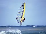 Wind Surfing, Maui, Hawaii Photographic Poster Print by Eric Sanford, 40x30