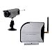 Wisecomm CW3510 4-Channel 2.4GHz Wireless Color Security System with Audio - Small (Grey)