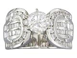 EGL Certified 1.80ct Diamond Engagement Ring 14kt White Gold