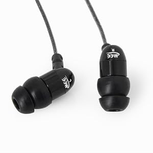MEElectronics M9-BK Hi-Fi Sound-Isolating In-Ear Headphones (Black)