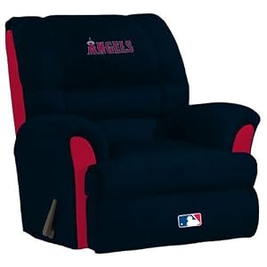 Buy Anaheim Angels MLB Team Logo Furniture - Big Daddy Recliner By Baseline