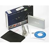 Nexons 2.5 External Hard Drive Enclosure For 2.5 IDE Hard Drive. USB Bus Powered - Silver