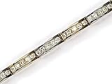 IMAGE OF Two Tone 14kt Diamond and Gold Bracelet 2 ct TW