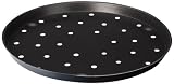 Ibili Blu Pizzablech crispy, rund, gelocht 32 cm Durchmesser, 2,0 cm H�he, blau, 1 St�ck