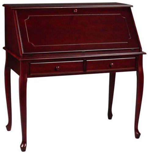 Traditional Secretary Desk TWO-DRAWER MAHOGANY