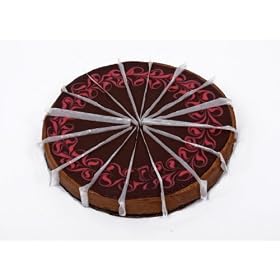Desserts of Distinction Triple Chocolate Raspberry Cheesecake 40oz by Desserts of Distinction