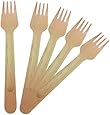 Birchware 100-Piece Classic Compostable Wooden Forks