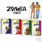 The All New Zumba Fitness: Latin Workout Routine, 1 Set (4 Volume)  (1-Beginners, 2-Advanced, 3-Power, 4-Abs, Buns and Thighs)