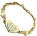 .70ct Round Diamond Heart Bracelet 14k Yellow Gold title=