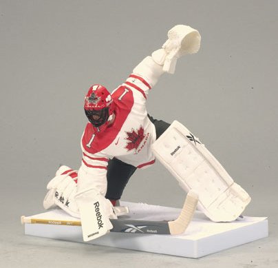 McFarlane Toys NHL Sports Picks Team Canada 2010 Series 2 Action Figure Roberto Luongo (Vancouver Canucks) White Jersey
