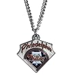 Philadelphia Phillies Chain Necklace & Enameled Pewter Pendant - MLB Baseball Fan Shop Sports Team Merchandise