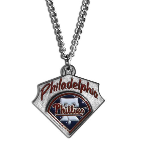 Chain Necklace Mlb Pendant - Philadelphia Phillies at Amazon.com