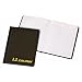 Adams Account Book, 7 x 9.25 Inches, Black, 12-Columns, 80 Pages (ARB8012M)