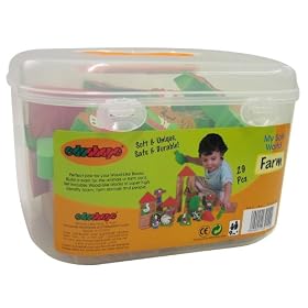 Edushape My Soft World Block Set- Farm by Edushape