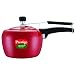 Prestige Apple Aluminum Red Color Pressure Cooker, 5-Liter