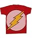 Search : DC COMICS FLASH "MINI LOGOS" Licensed Red Cotton Tee