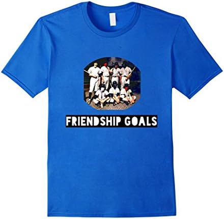 Men's Friendship Goals Baseball 3XL Royal Blue
