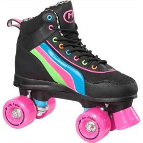 SFR Rio Roller Disco Black/Pink Roller Skates