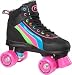 SFR Rio Roller Disco Black/Pink Roller Skates - UK 6