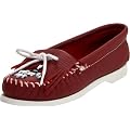 Minnetonka Thunderbird Smooth Leather Boat Sole 176 Damen Mokassins