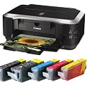 Canon PIXMA iP4600 Tintenstrahldrucker + 20 Patronen + USB-Kabel + 100 Blatt 10x15 Fotopapier