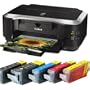 Canon PIXMA iP4600 Tintenstrahldrucker + 20 Patronen + USB-Kabel + 100 Blatt 10x15 Fotopapier